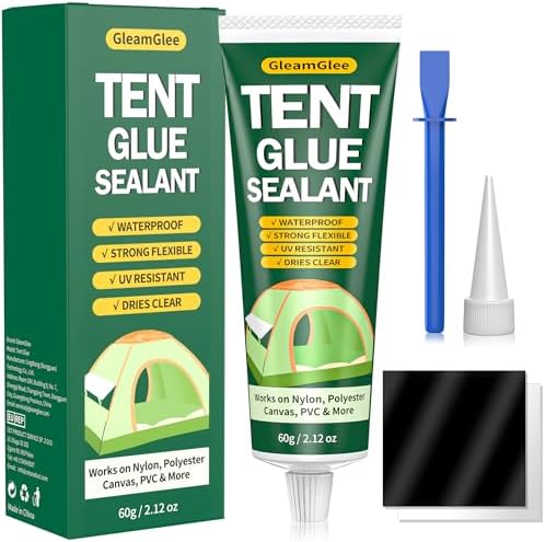 Tent Repair Glue, Waterproof Flexible Tent Seam Sealer, 2.12 fl oz