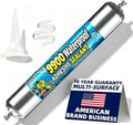 Clear 9900 Silicone Waterproof Sealant for Roof, Wall, Fish Tank, RV & Metal Repair | Heat, Tear, Stretch & UV Resistant, Non-Toxic