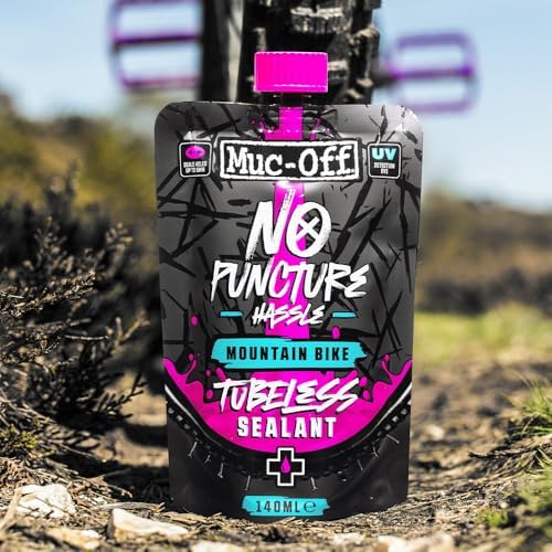 Muc-Off MTB Tubeless Sealant, 500ml - Tubeless Tire Sealant for Bicycle Puncture Repair - Durable Bike TireSealant for Mountain Bikes, 500ml (Pack of 12)