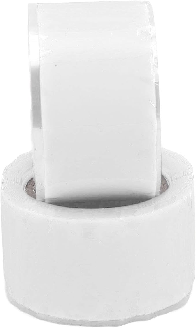 Eujgoov 2PCS Self Fusing Silicone Tape Insulation Tape for Water Pipe Hose Leak Repair Emergency Sealing (White)