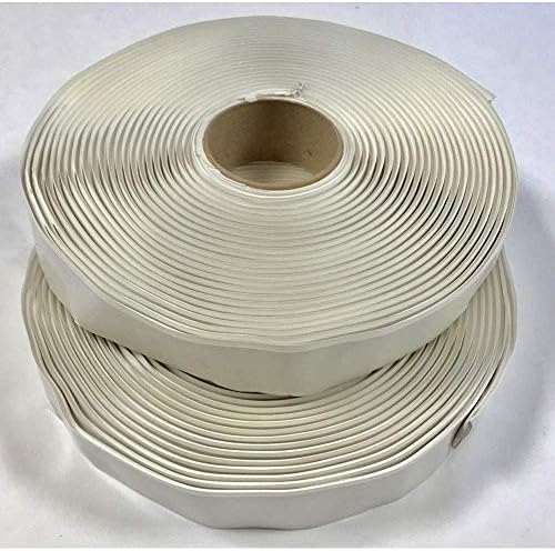 White Butyl Tape 1/8 inch x 1 inch x 30 feet for RV/Mobile Home (2-Pack)