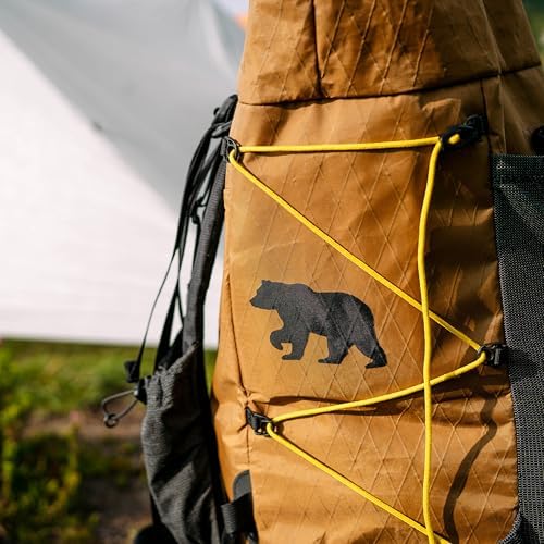 GEAR AID Tenacious Tape Repair Patches – Peel-and-Stick Nylon Gear Patches for Jackets, Tents, Sleeping Bags, Backpacks, and Outdoor Gear – Fix Rips, Tears, and Holes, 3 Patches, Bear