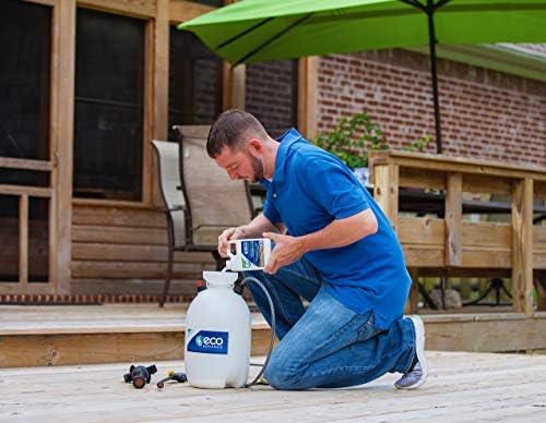 Eco Advance Exterior Waterproof Wood Sealer, Odorless Water Repellent, Safe for Plants and Pets, Concentrate Makes 1 Gallon (16 Fl OZ White but Dries Clear)