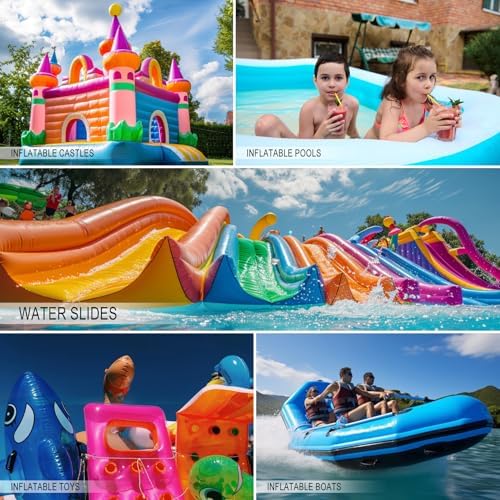 Air Mattress Patch Kit, Pool Patch Repair Kit for Vinyl Inflatables, 3”*7’