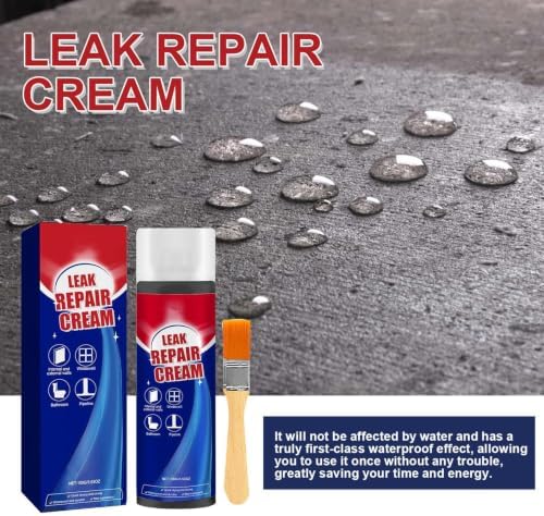 Liquid Sealer – Roof Coating, Waterproof Agent | Liquid Gap Filler for Tile Gutter Concrete Bathroom Wall Leak Protection Outdoor Floor Crack Repair Long-Lasting Seal Exterior Interior Fix