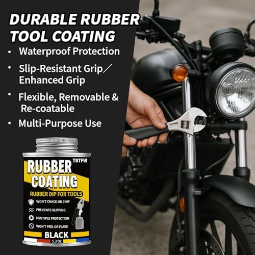 Liquid Plasti Dip Rubber,Black Peelable Liquid Rubber Coating-5.3oz