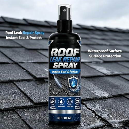 Powerful Waterproof Leak Repair Spray, Roof Crack Sealant (1pc)