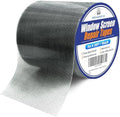 KING MOUNTAIN Black Window Screen Repair Tape,3inX20FT Heavy Duty Screen Repair Kit for Window Screen and Screen Door Tears Holes,Strong Adhesive & Waterproof Window Screen Patch