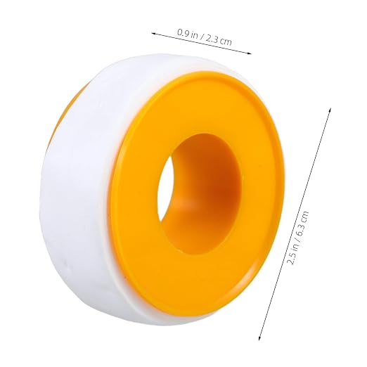 Hemobllo 8 Rolls Sealant Tape Thickened Leak Hose Sealing Tape for Plumbing Multi Material Compatibility and Reliable for Outdoor Use Wide