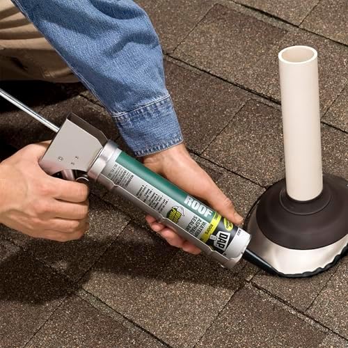 DAP Roof Waterproof Asphalt Sealant, Black, 10.1 oz (7079818268)