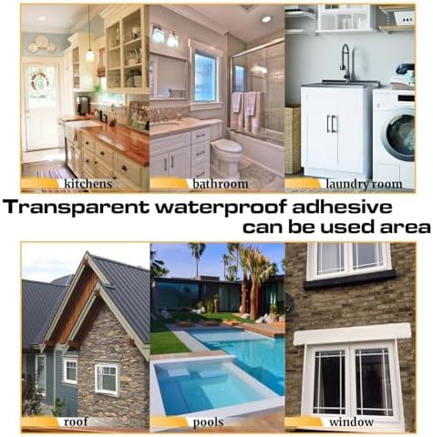 "1000g Transparent Waterproof Sealant - Long-Lasting Protection for Various Surfaces", C-01