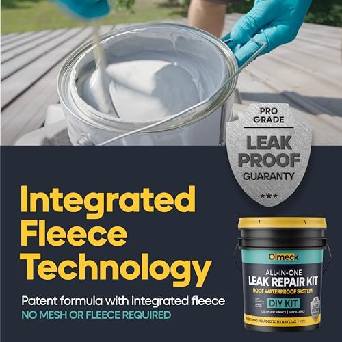Waterproof Liquid Rubber Sealant Kit for Roofs and Gutters