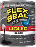 Flex Seal Liquid, 16 oz, Black, Liquid Rubber Coating Sealant, Waterproof, Flexible, Breathable, and UV Resistant, Roof Repair, Basements, RV, Campers, Trailers, Marine, EPDM, Masonry