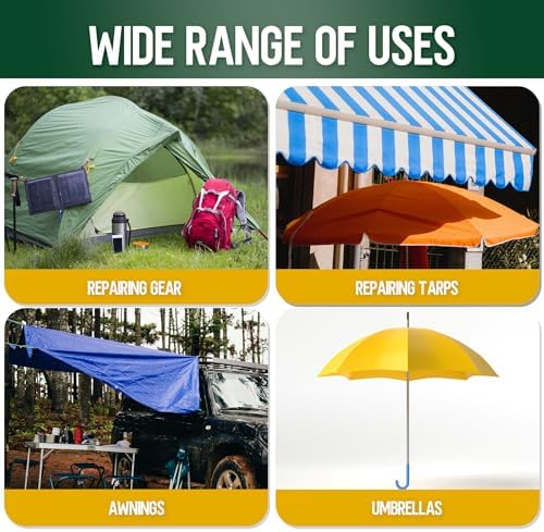 Tent Repair Glue, Waterproof Flexible Tent Seam Sealer, 2.12 fl oz