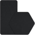GEAR AID Tenacious Tape Gore-TEX Fabric Patches for Waterproof Jacket & Rain Gear Repair, Black, 2.5” x 2.8” Hex & 2.5” x 4” Rectangle, 2 Patches
