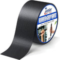 Ultra-Thin Black Anti-Slip Rubber Grip Tape 2" x 16.5FT Strong Adhesive | Ultra-thin textured non-slip pad for handles, waterproof heat resistant, firm adhesion, easy to cut and apply