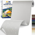 Fabric Repair Tape, Self Adhesive Canvas Repair Patch Kit Grey 4" x 71"