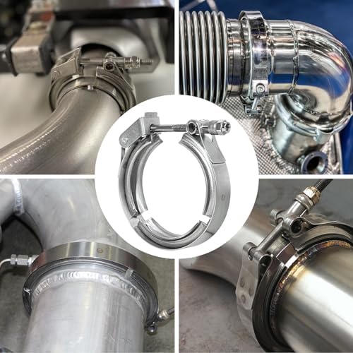 5" Quick Release V Band Clamp Stainless Steel 304 V-Band Bolt Clamp