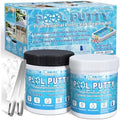 Pool Putty, 17.6oz/500g 2 Part Epoxy Pool Putty Crack Leak Filling & Repair