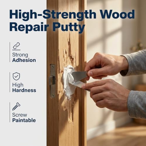Steel Reinforced Epoxy RepairPutty, 2026 New Epoxy Putty Universal Glue for Metal Wood Plastic, Durable Metal Repair Putty for Filling Cracks and Holes (Dark Gray)