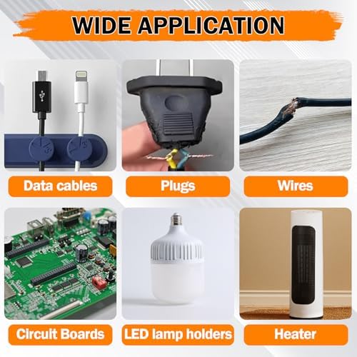 Black Liquid Electrical Tape, Waterproof Insulating Sealant for Wires