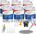 Concrete Crack Filler, Slab Concrete Crack Waterproof Repair Sealant, Weather-Resistant Caulking Glue, Quick-Drying Sealing Adhesive(6 pcs)