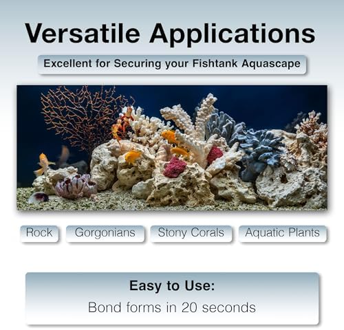 Two Little Fishies CorAffix Cyanoacrylate Aquarium Coral Adhesive, 2 oz