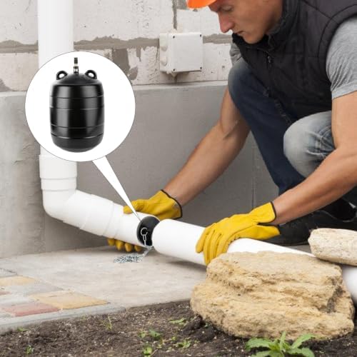 6 Inch Inflatable Pipe Plug Kit with Hand Pump and Safety Chain