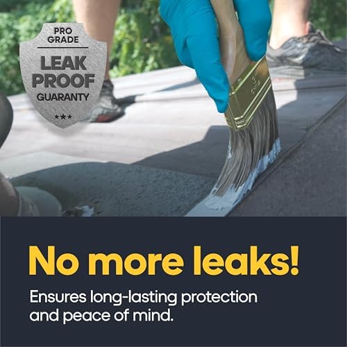 Waterproof Liquid Rubber Sealant Kit for Roofs and Gutters