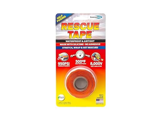 Rescue Tape 1" X 12' ORG