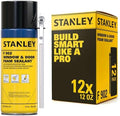 Stanley F902 Window & Door Foam Sealant (12x12 Oz.) – Low Expansion Polyurethane Insulating Spray Foam | Gaps and Cracks Filler for Window & Door Frames, Waterproof Sealant with Straw | 12 Oz. 12 Pack