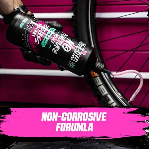 Muc-Off MTB Tubeless Sealant, 500ml - Tubeless Tire Sealant for Bicycle Puncture Repair - Durable Bike TireSealant for Mountain Bikes, 500ml (Pack of 12)