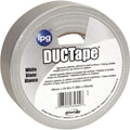 IPG JobSite DUCTape, Colored Duct Tape, 1.88" x 60 yd, White (Single Roll)