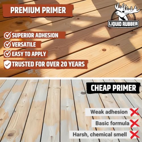 Liquid Rubber Multipurpose Primer for Concrete, Wood, Metal, 5 Gallon