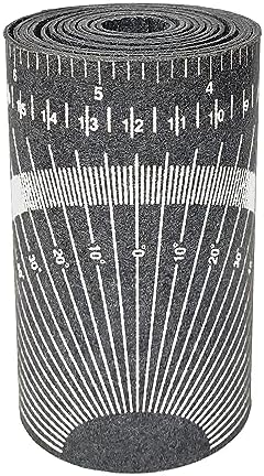 Pipe Wrap Around, 3.9" x 6' Multifunctional Pipe Measuring Tool, Flex Angle Measuring and Marking Gauge, White
