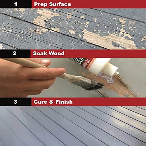 PC-Products Wood Repair Epoxy Paste and Wood Hardener Kit, PC-Woody 24 oz and PC-Petrifier 32 oz