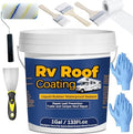 1Gal Liquid Rubber RV Roof Coating White Waterproof Sealant
