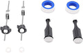 Garosa Sink Drain Fittings Replacement Kit with 2 Pop Up Stoppers 2 Pivot Rods Tapes Bathroom Sink Plug Assembly Repair Kit for Price