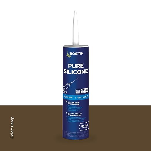 BOSTIK Pure Silicone Hemp 10.1oz Silicone Caulk & Sealant - 1 Cartridge