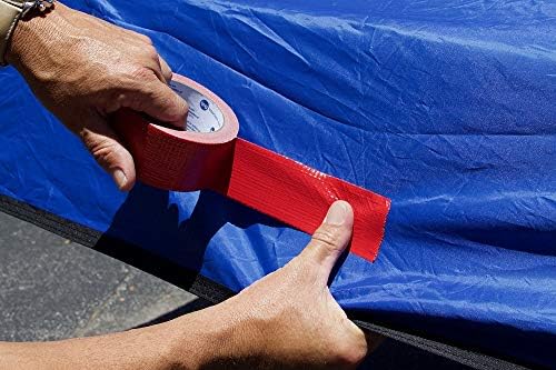IPG JobSite DUCTape, Colored Duct Tape, 1.88" x 20 yd, Red (Single Roll)