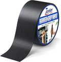 Ultra-Thin Black Anti-Slip Rubber Grip Tape 2" x 33FT Strong Adhesive | Ultra-thin textured non-slip pad for handles, waterproof heat resistant, firm adhesion, easy to cut and apply