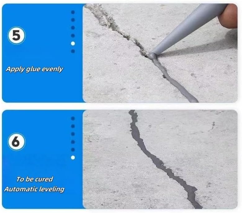 CAYRCCY 500ml Waterproof Crack Sealant, Instant Leak Repair Coating, High Elasticity Waterproof Seal for Concrete, Roof, Bathroom, Kitchen, Exterior & Interior Use, Durable Weatherproof Sealant