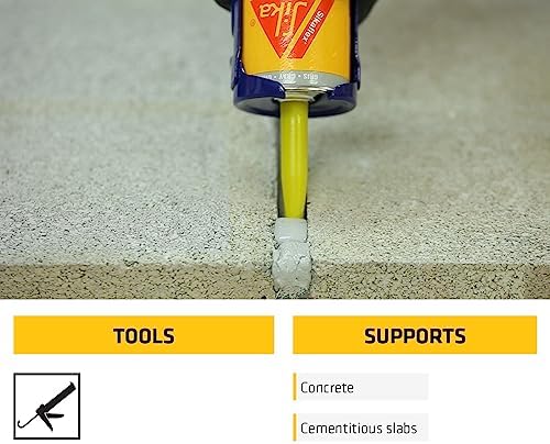 Sikaflex Self Leveling Polyurethane Sealant, Gray | Accelerated Curing | For Concrete Joints | 29 fl. oz | Pack of 2