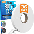 Butyl Tape for RV Roof and Boat, 36 Feet White Putty Window Sealant Tape | Waterproof Weather Resistant, 3/4 Inch Wide x 1/8 Inch Thick, Better Boat