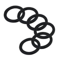 Qrity 6 PCS Rubber Washer, Flat Washer Gasket, Rubber O-Ring, Sealing Gasket Washers, OD 55mm, ID 41mm, for Sealing Joints and Pipes