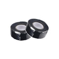 SKYPRO 2 Rolls Self Fusing Silicone Tape 0.98 inch x 9.84 ft Black Waterproof Rescue Tape for Emergency Pipeline Plumbing Repair Cable Winding Insulating