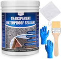 42OZ Transparent Waterproof Coating with Brush Invisible Waterproof Sealant