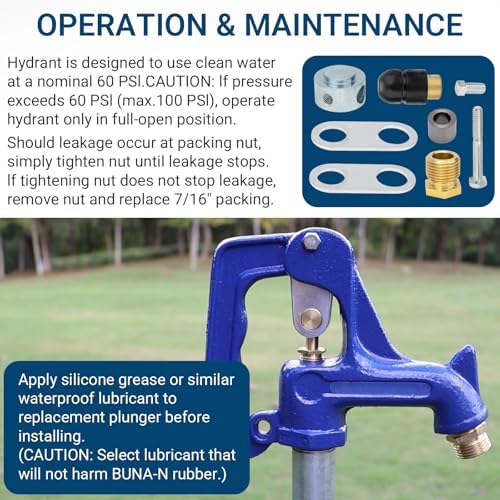 Frost Free Hydrant Repair Kit Compatible with Campbell MfrPartno HPK-1