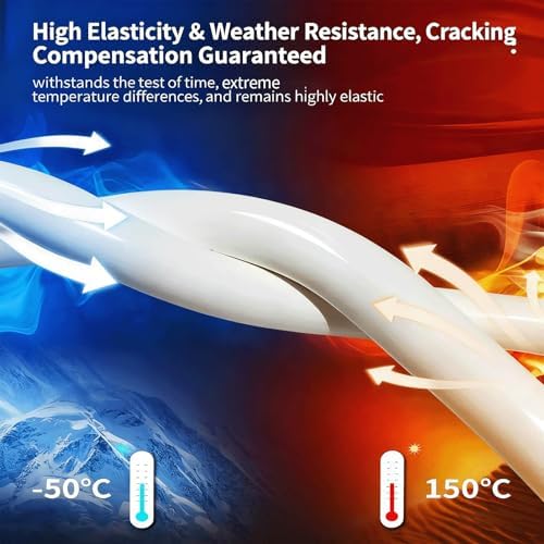 9900 Sealant Waterproof,Outdoor Silicone Sealant, Permanently Repairs Roof & Wall Cracks, Waterproof, Heat & Stretch-Resistant, Tough & Tear-Proof for Exteriors (Transparent)