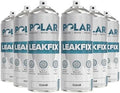 Polar Clear Leak Fix Spray - 6 x 13.5fl. oz - Waterproof Roof Sealant - Instantly Seals Leaks and Cracks, for Lasting Protection on Roofs, Drainpipes & Gutter Repairs- for Interior and Exterior Use